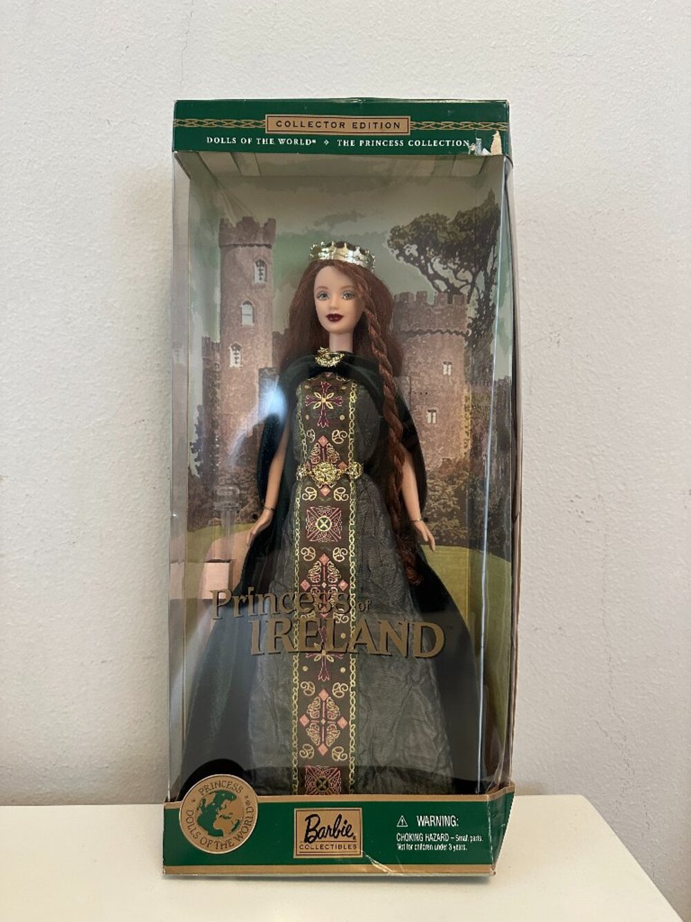 Barbie "Princess of Ireland" Dolls Around the World Collection 2001 Mattel NIB